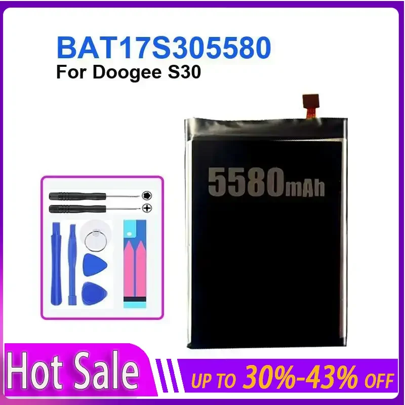 

BAT17S305580 5580mAh Mobile Phone Battery for Doogee S30 S 30 Portable Bateria Batteries Warranty + Track Code