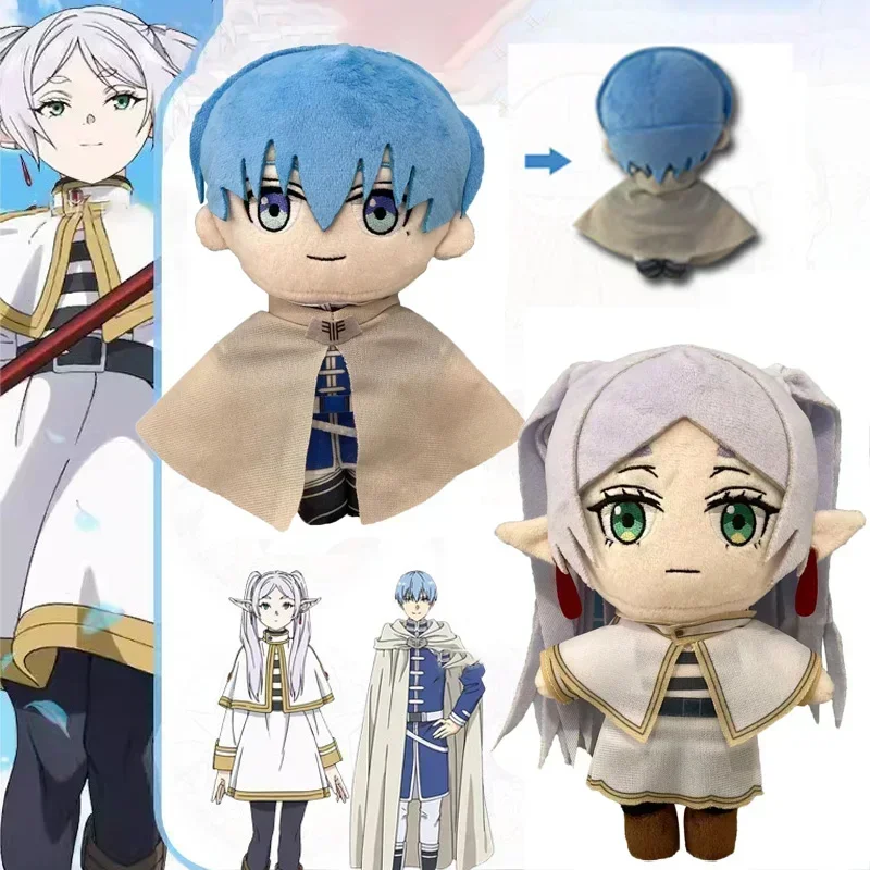 

Frieren Beyond Journey's End Plush Toy Frieren Himmel Plushie At The Funeral Cosplay Stuffed Doll Anime Christmas Peluche Figure