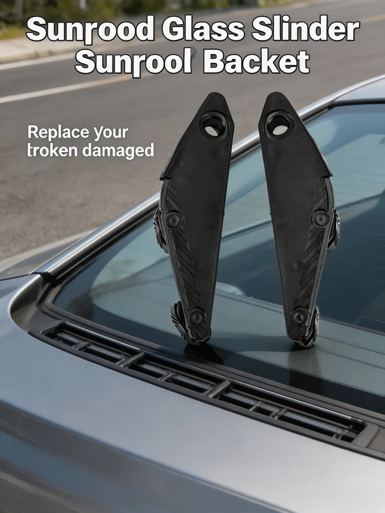 Sunroof Glass Slider Bracket Plastic 2009-2015 816511P000 816521P000 Sunroof Glass Slider Car Accessories Tools Car Parts