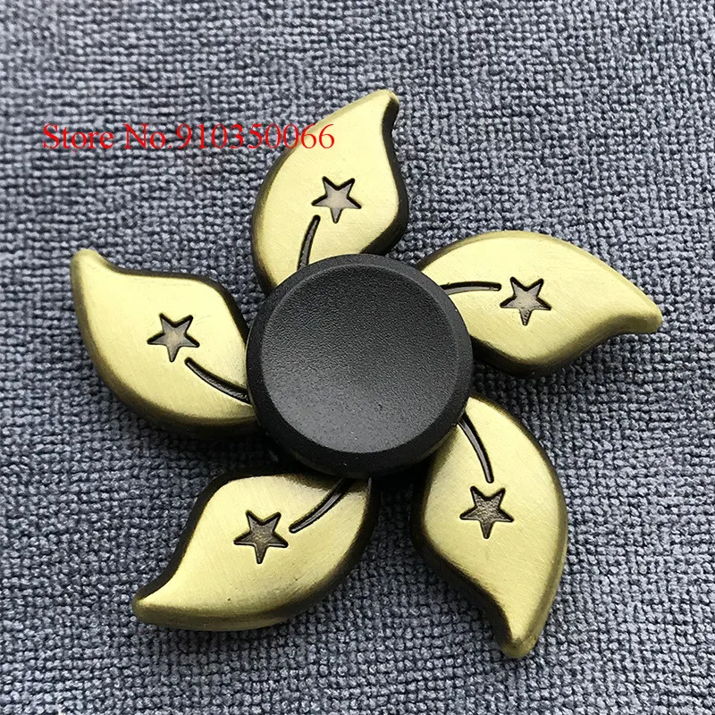 Creative Fidget Spinner Metal Anti-Anxiety Toy for Children Focus Relieves Stress ADHD Finger Spinner Boys Adult Birthday Gift