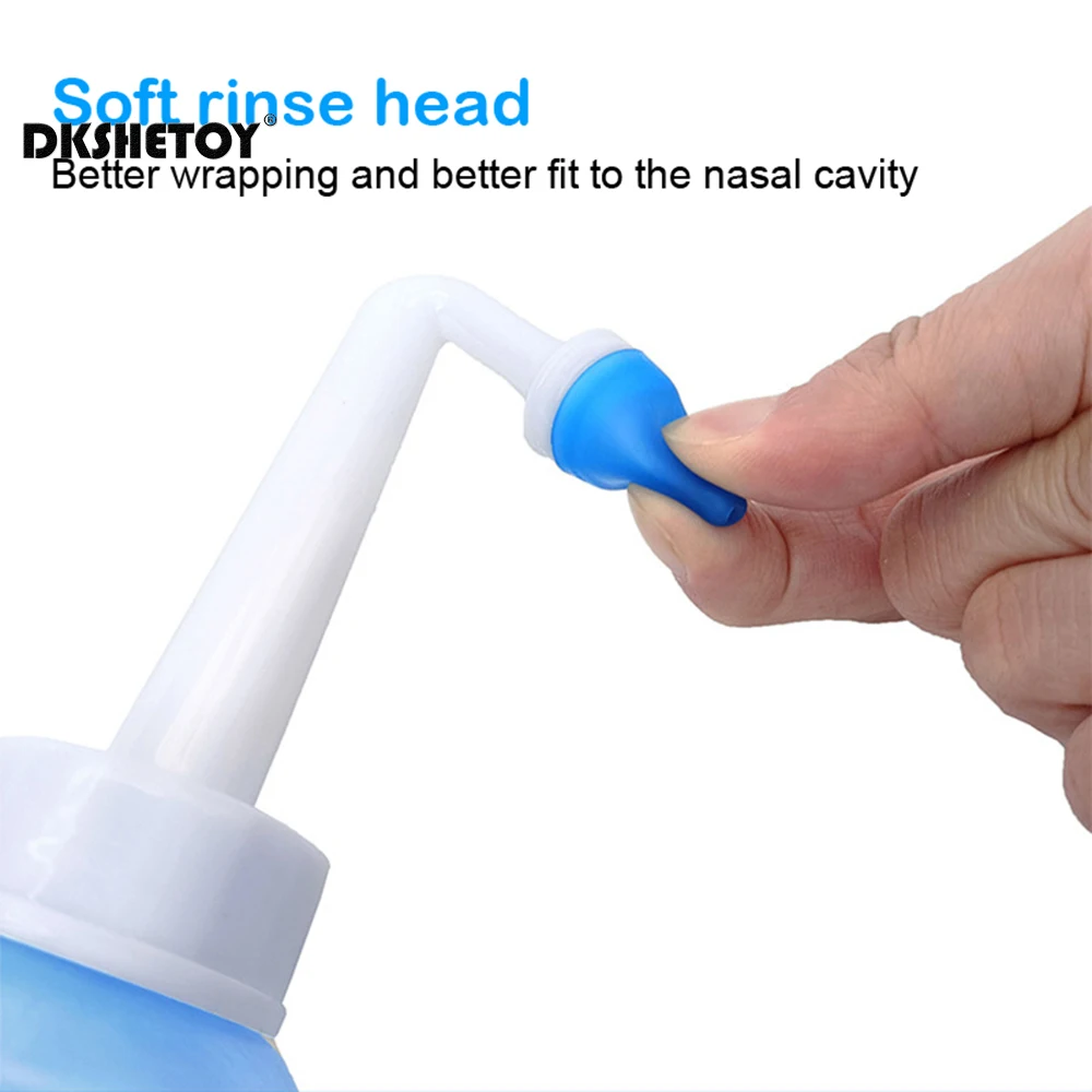 300ML Medicine Nasal irrigator Nasal Rinse Bottle Nasal Wash Cleaner Nose Protector Avoid Allergic Rhinitis Neti for Adult Kids