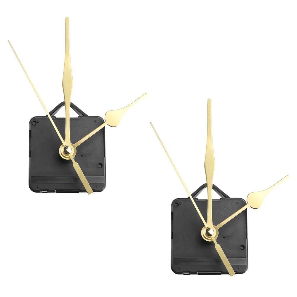 

2pcs Long Shaft Quartz Movements Durable Silent Wall Mechanism Replacement Diy Clock Parts Kit Home Clock Movement Set Mute