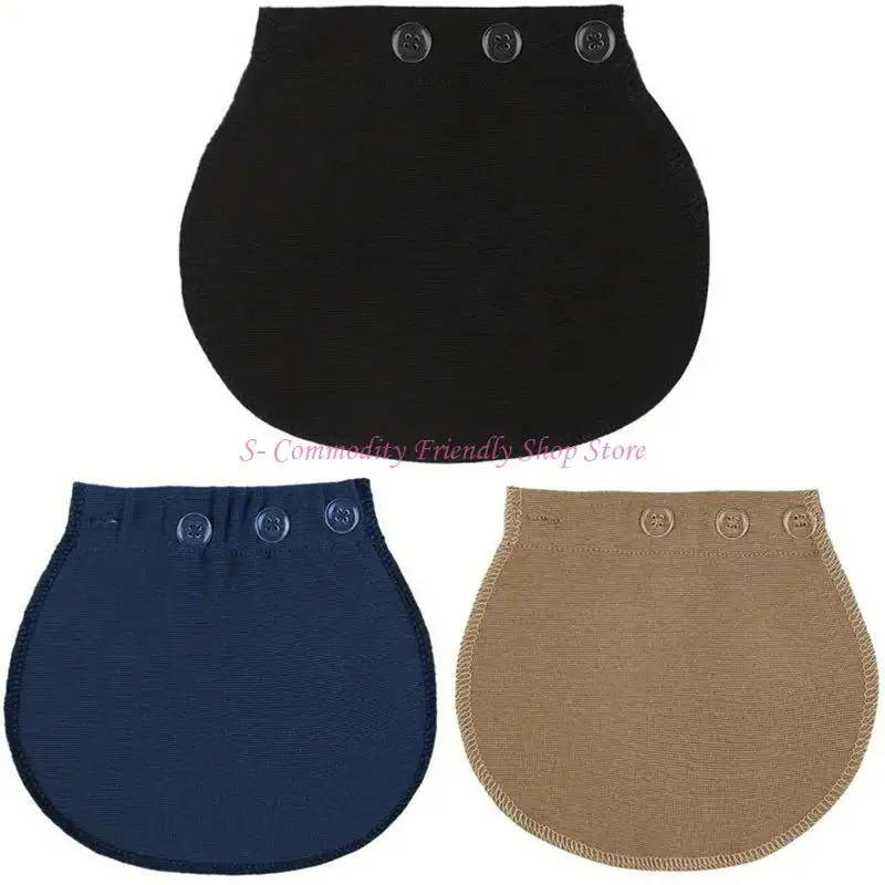 85ae cómodo del extensor maternidad del sistema triple del triple spandex algodón flexible para ajuste pantalones