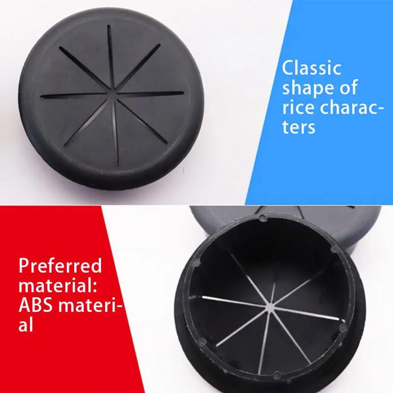 1 pz flessibile Silicone foro per cavo copertura scrivania passacavo passacavi in gomma 50MM/60MM