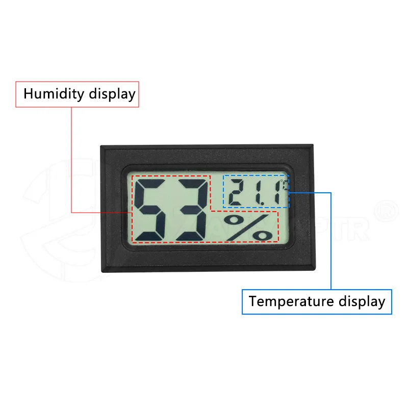 For Bambu Lab Electronic Temperature and Humidity Meters 3D Printer Accessories Precise Measurement Thermometer