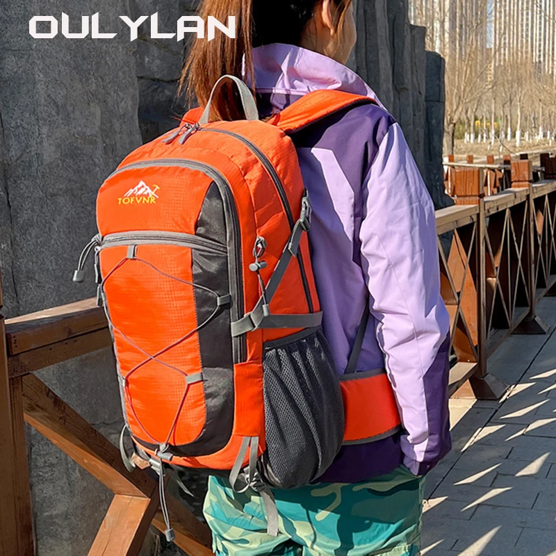 OULYLAN Backpack Hiking Women Large Mountaineering Bag NEW Outdoor Sports Bags Capacity Lightweight Fitness Travel Bag