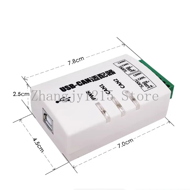 USB to CAN Adapter USBCAN-2C USBCAN-2A Bus Analyzer Box with Software for Vehicle Diagnostics Industrial Automation