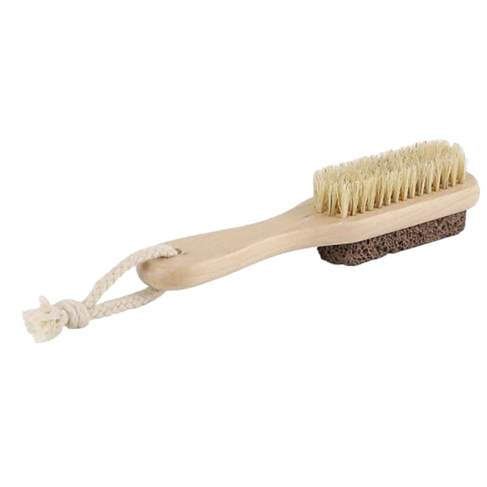 

2 Pcs Foot Callus Brush Double Side File Pumice Stone Pedicure Tool Dead Skin Remover Bristle Scraper Nail Care Exfoliator