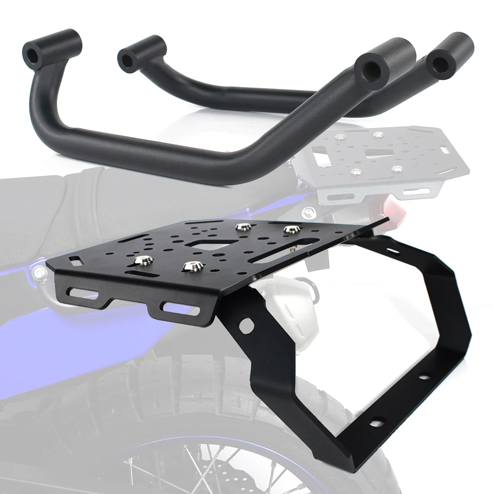 

For Yamaha Tenere 700 XTZ690 2019-2024 Motorcycle Rear Luggage Cargo Rack Passenger Rear Grab Handle Seat Handle Grab Bar Rail