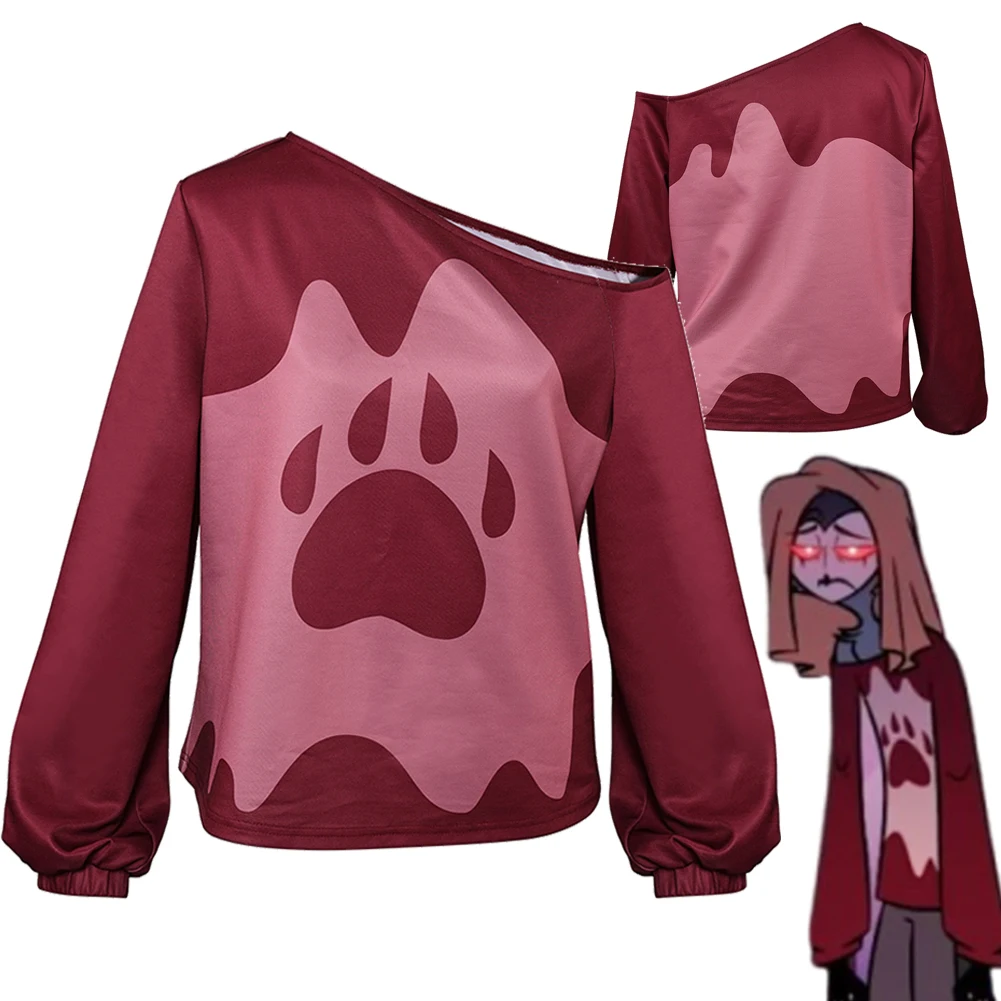 Stolas goetia cospaly traje urso pata impressão pijamas dos desenhos animados tv mal líder roleplay halloween festa carnaval role play outfits