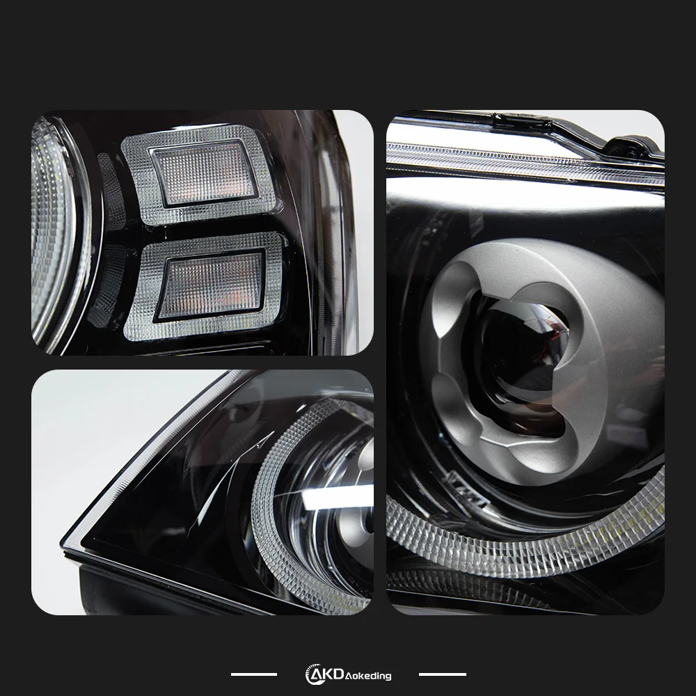 AKD Car Styling Head Lamp for Nissan Patrol Y61 LED Headlight 2005-2022 Headlights Y61 DRL Turn Signal High Auto Accessories