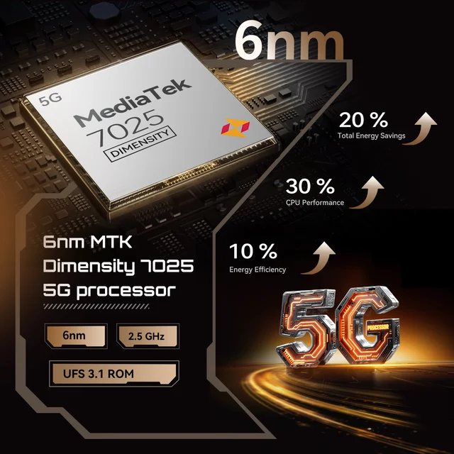 Smartphone 5G Cubot X100, Android 15, Dimensity 7025, 6nm, 2.5GHz,6.88-inch Screen,16GB(8+8),256GB, 64MP Camera, 5100mAh Battery 3 Smartphone 5G Cubot X100, Android 15, Dimensity 7025, 6nm, 2.5GHz,6.88-inch Screen,16GB(8+8),256GB, 64MP Camera, 5100mAh Battery 3