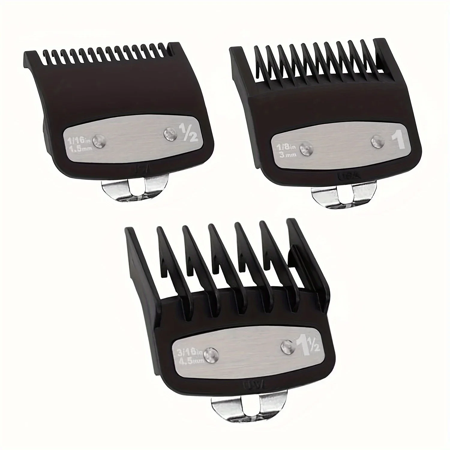 

Three-piece Hairdressing Limiting Comb Oil Head Electric Clipper Accessories Electric Clipper Caliper Set Positioning Comb