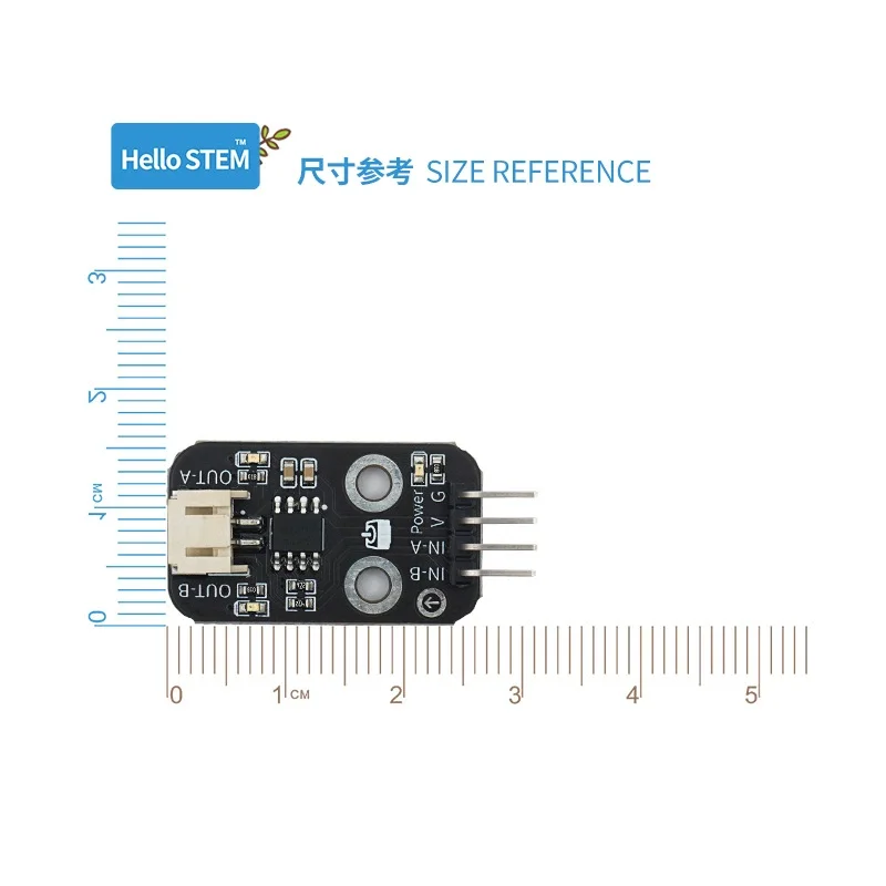 The single-channel motor drive module L9110S is compatible with the Arduino kit development board ESP32 microcontroller