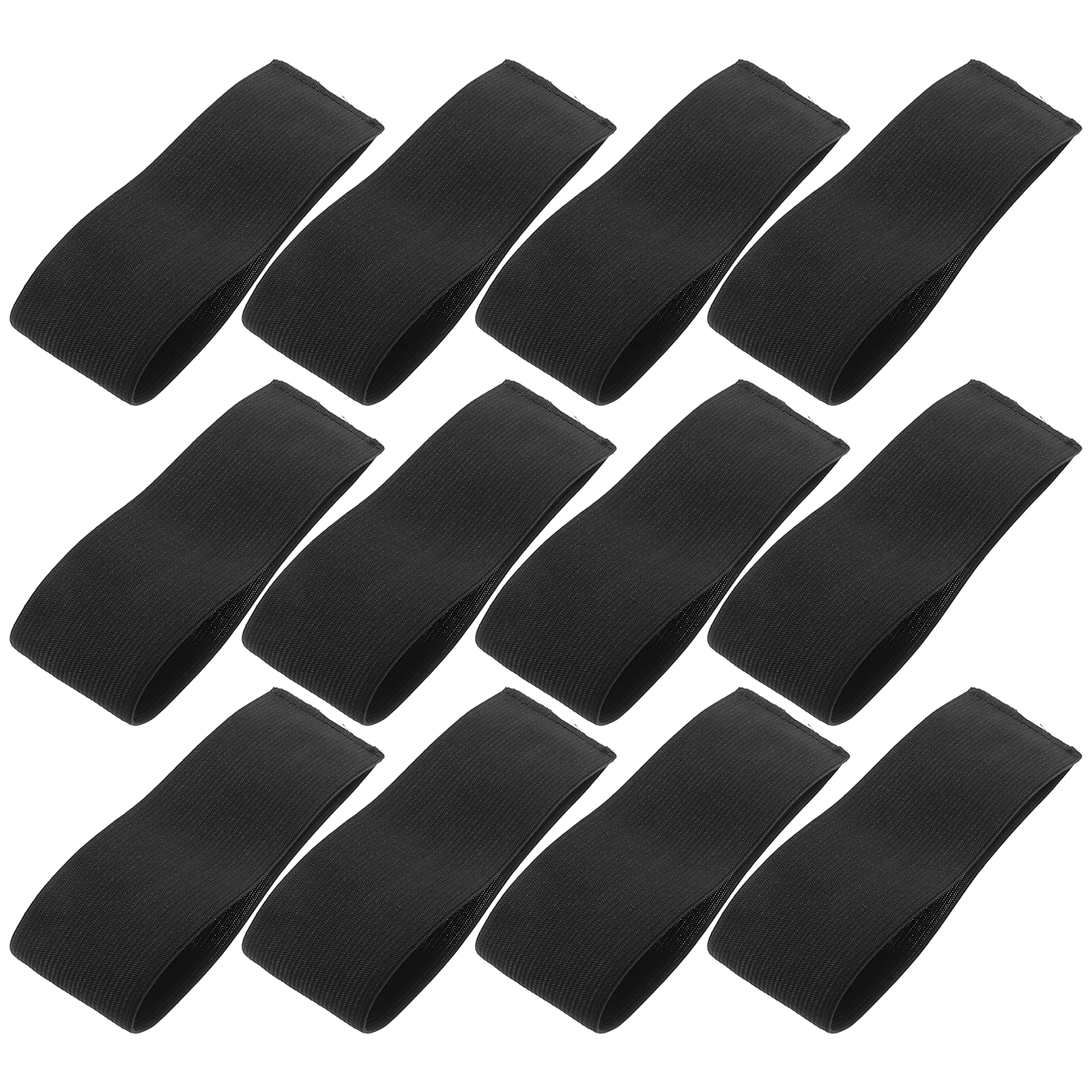

15pcs Mourning Armband Filial Piety Police Mourning Armband Elastic Band Funeral Cloth Bands Memorial Service Respect Deceased