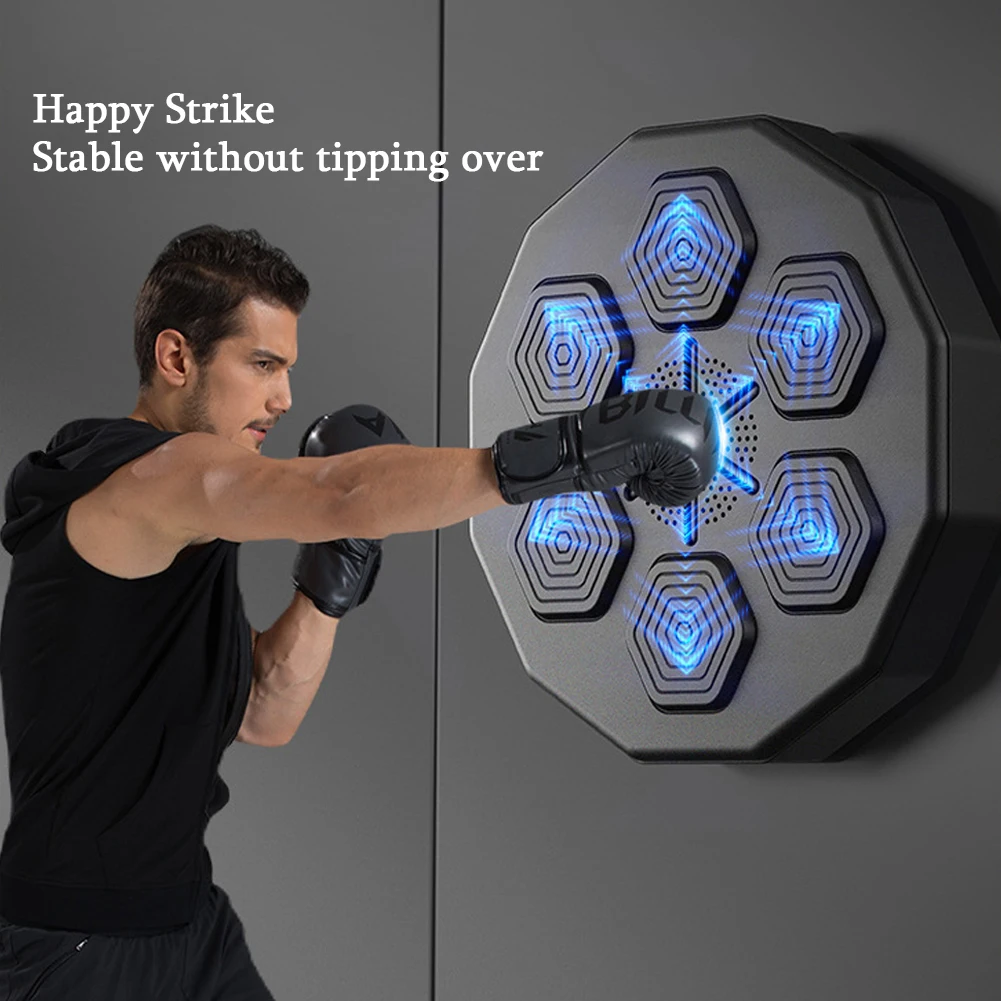 Intelligent Music Boxing Machine Electronic Boxing Practice Wall Target Sandbag Hanging Sanda Training for Boxing Reaction Sport