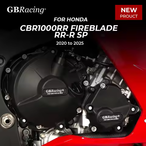 GBRacing For HONDA CBR1000RR Fireblade &amp; RR-R SP Engine Cover Set 2020-2025 Alternator Cover Clutch Cover Pulse Cover Bobbin Kit
