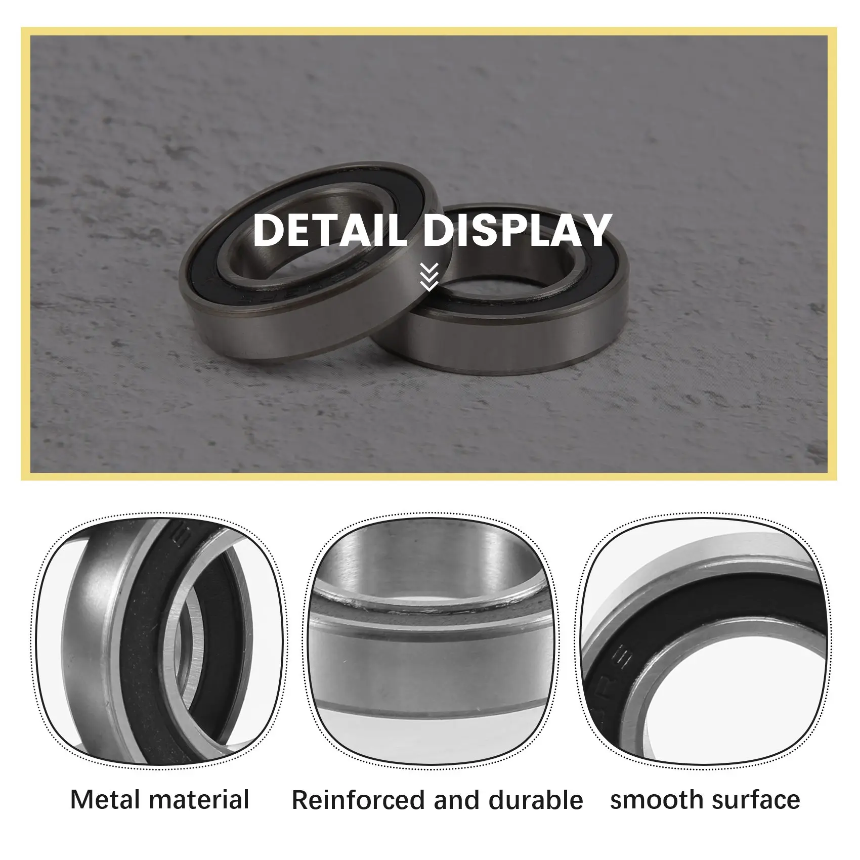 ABSS-6903-2RS Bearing ABEC-1 (10 Pcs) 17X30X7 Mm Thin Section 6903 2RS Ball Bearings 6903RS 61903 Bearing