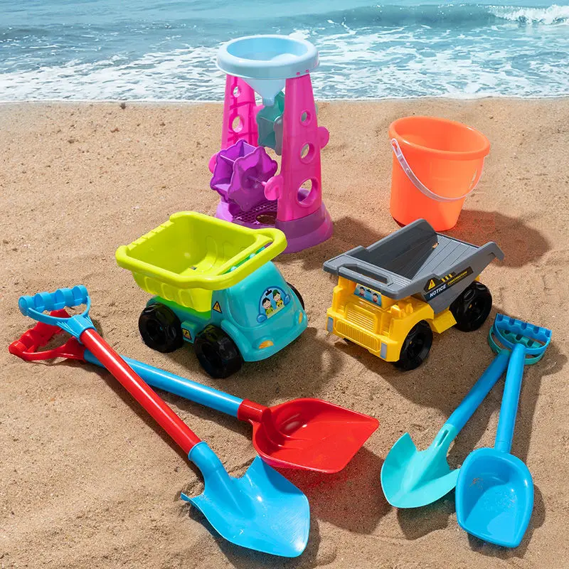 Summer Beach Sand Play Toys for Kids SandBox Set Kit Water Toys Sand Bucket Pit Tool Outdoor Toys for Children Boy Girl Gifts