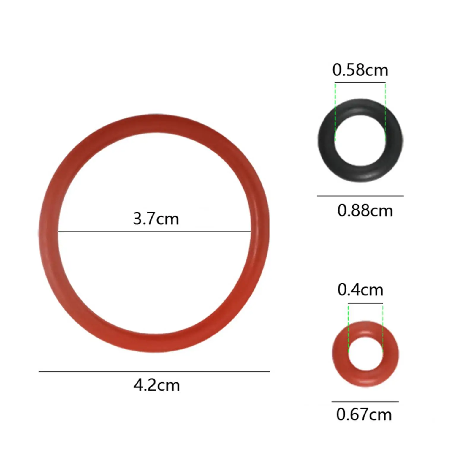 حلقة سيليكون دائرية للختم لصنع القهوة ، تحل محل الماكينة ، الملحقات ، 50 ألة