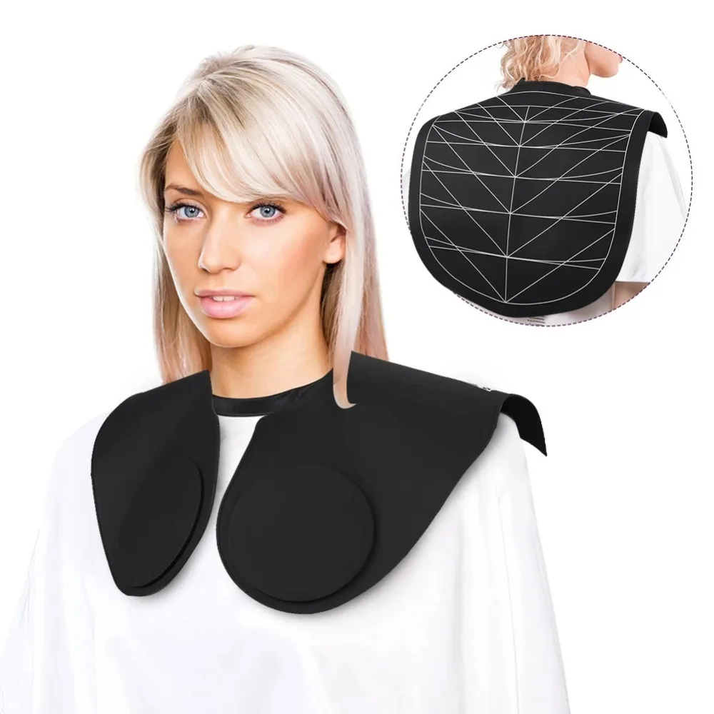 High Quality Waterproof Hairdressing Shoulder Pad Silicone Shoulder Pad Reusable Haircut Protector Barber Tools Silicone Scarf