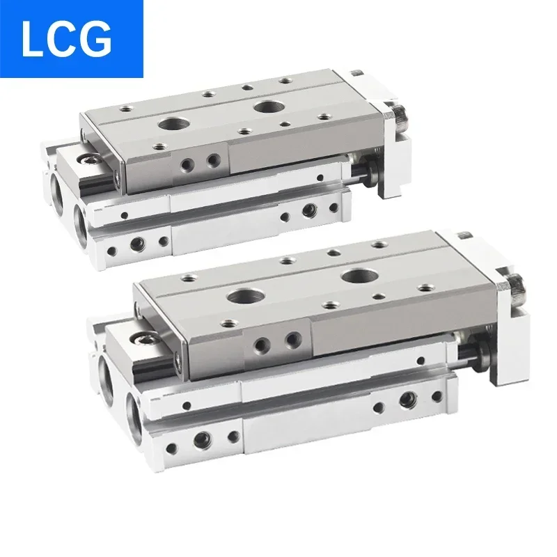 

Air Slide Table Cylinder LCG Series Pneumatic Linear Cylinder LCG6 8 12-10 20 30 40 50 75 100mm Stroke Double Acting