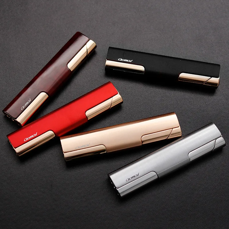 Mini Creative Direct Injection Lighter Jet Flame Turbo Butane Gas Torch Lighter Outdoor Portable Smoke Accessories