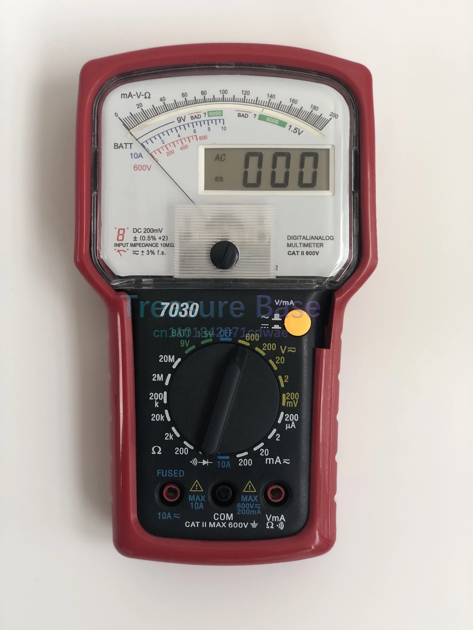 

Высокоточный указатель с цифровым дисплеем Мультиметр двойного назначения KT-7030 Ручной с защитной крышкой