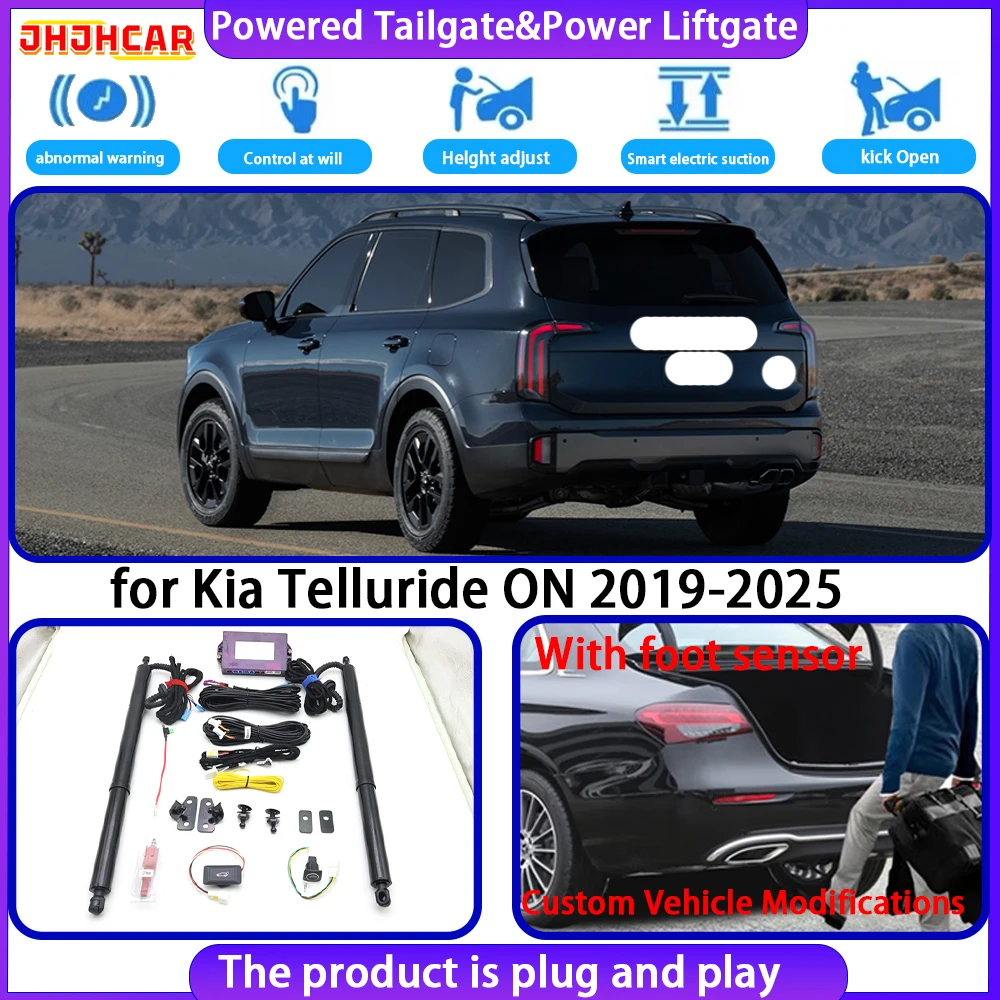 JHJHCAR for Kia Telluride ON 2019-2025 Smart Automatic Electric Powered Tailgate Power Liftgate Tailgate System Power Back Door