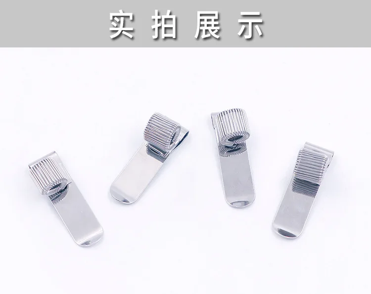 

6Pcs Metal Spring Pen Clips Pencil Holder for Notebooks Desks Office Use Teachers Students Nurses Stationery