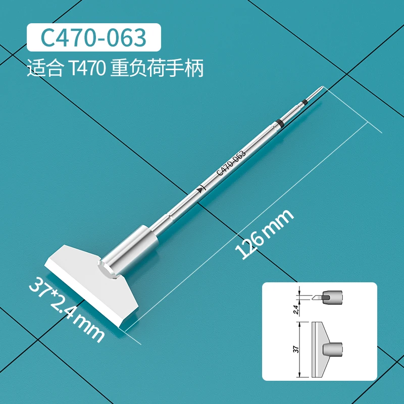 C470 Soldering Iron Tips C470-021 056 003 006 002 014 061 007 021 064 059 023 063 For JBC T470HD CPU IC Large Component Welding