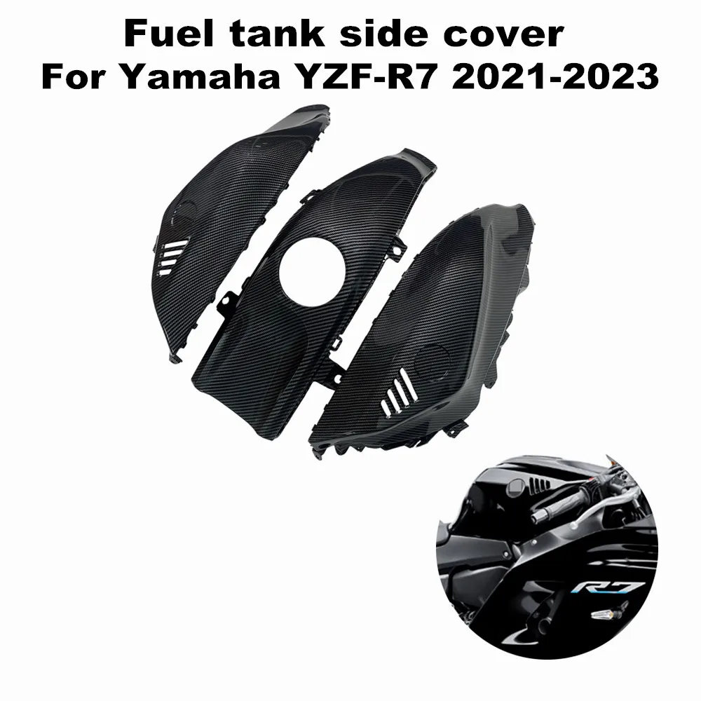 Suitable for Yamaha YZFR7 YZF-R7 YZF R7 2021-2023 Motorcycle High Quality ABS Fuel Tank Front Side Cover Middle Cover