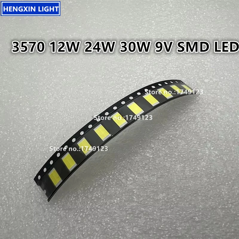 High Power 3570 SMD LED, Pure-white, 20W 24W 30W 40W 45W 60W 3Core/6Core PCBA Lens Headlight Solution LED
