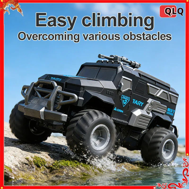 

JJRC Q241 Амфибийный радиоуправляемый бронированный автомобиль 4WD, водонепроницаемый, для трюков, вращения, преодоления препятствий, внедорожный, для активного отдыха, игрушка для всех типов местности