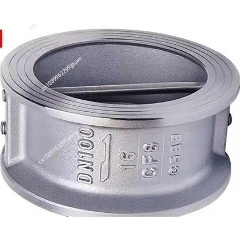 304 Stainless Steel H76W-16P C Wafer Dual Plate Check Valve DN40-300 One Way Non Return Valve
