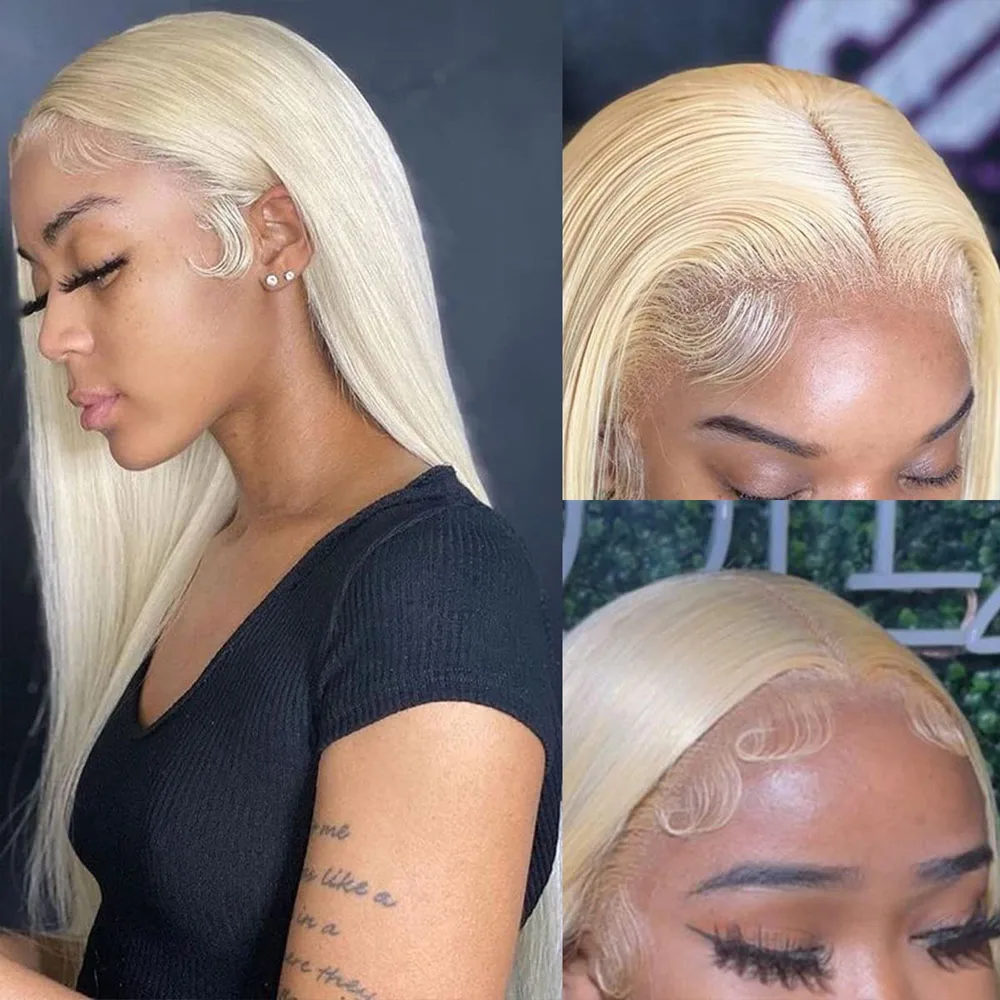 Heat-Safe Synthetic Blonde Lace Wig – 24