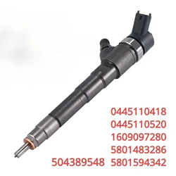 0445110520 504389548 New Diesel Fuel Injector For Fiat Ducato Iveco Daily Citroen Peugeot 2.3D