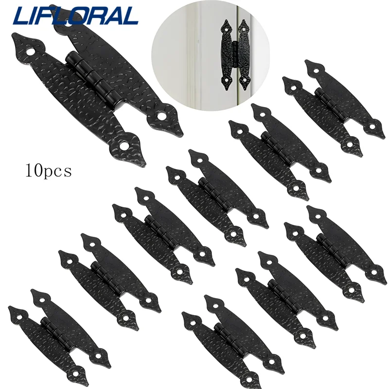 

10 шт. петли, декоративные петли для скрытого монтажа для шкафа, деревянная мебельная фурнитура, аксессуары