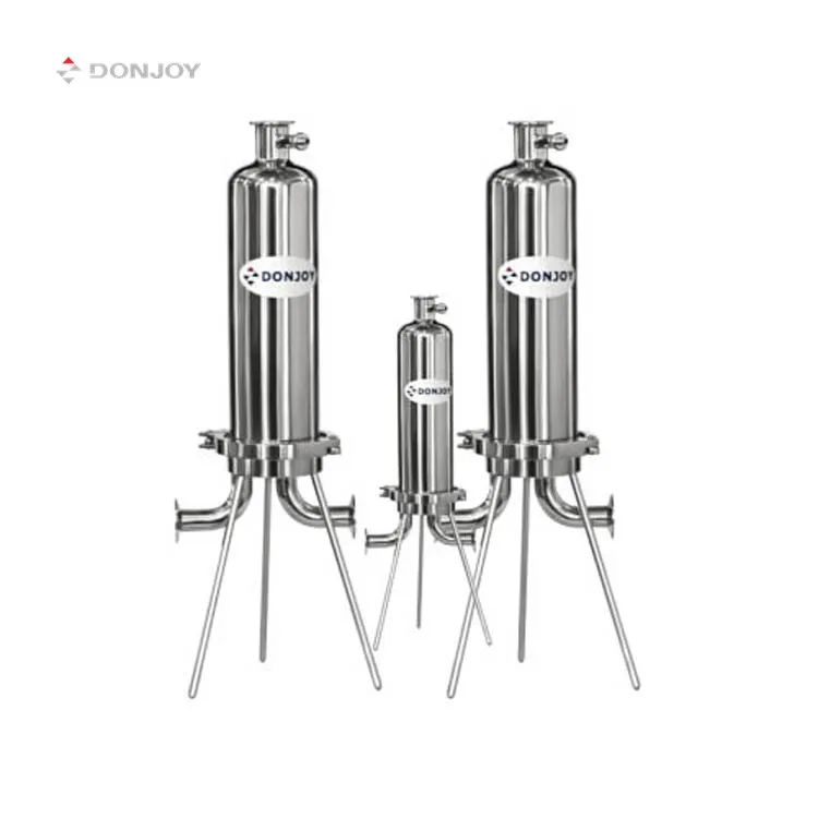 Sanitary Clamp Micro Stainless Steel Filter Cartridge Food Grade Industrial Water Purifier Filter