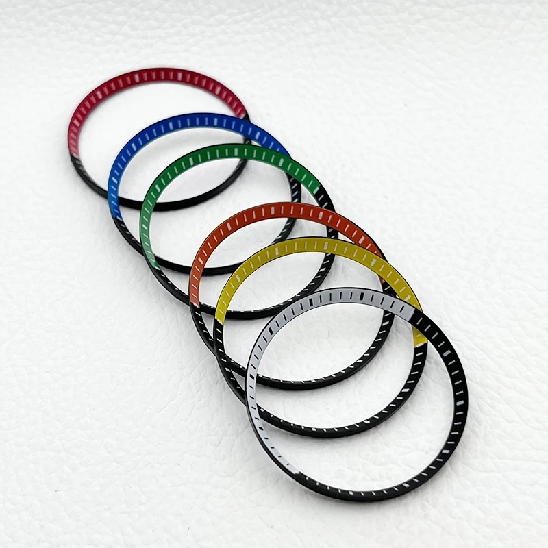 NH35 Case Mod Hard Plastic Chapter Ring 30.5*27.5mm Fits SKX007 SKX009 SRPD Dive Watch Case Replace Inner Ring Customized