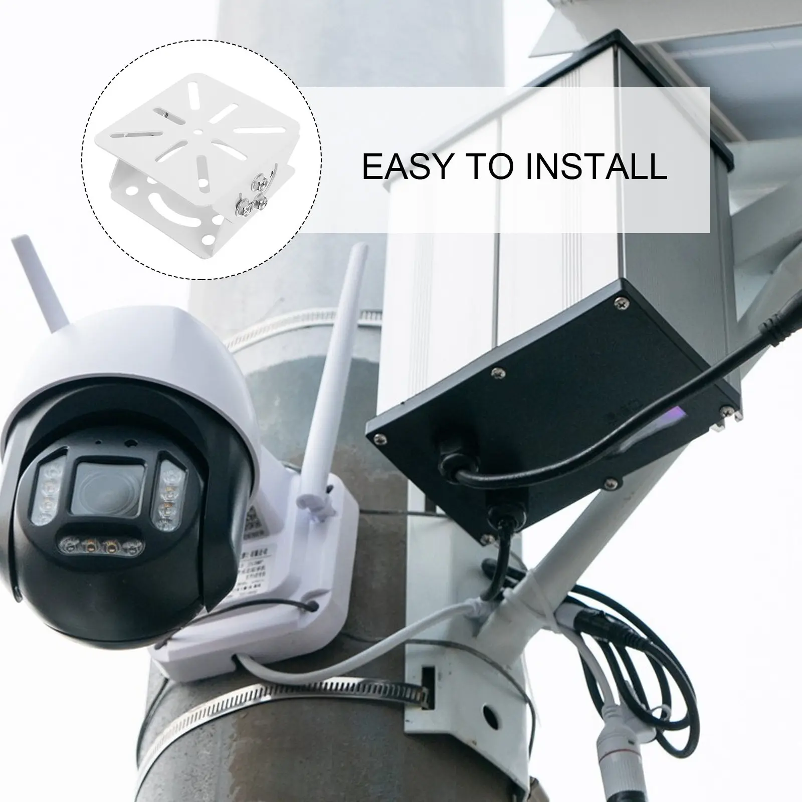 

Универсальный настенный кронштейн для камеры, регулируемый, многоугольный, из нержавеющей стали, для внутреннего и наружного видеонаблюдения