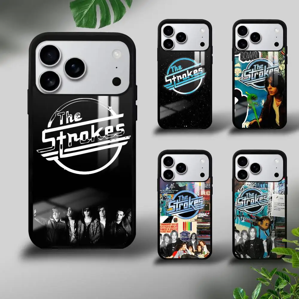 

Band The S-strokes Cool Phone Case For IPhone 17 16 15 14 13 12 11 Pro Max Plus Mini Plus Hard Mirror Surface Protect Funda