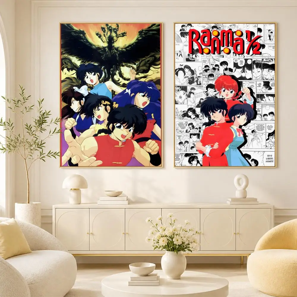 Anime Ranma 2 1 Poster Room Home Decoration Interior Wall Art Printing Garage Posters Gift