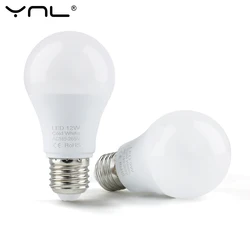 Ampoule LED AC 220V-240V, Smart IC, haute luminosité, lampe Bombilla, budgétaire, 3W, 6W, 9W, 12W, 15W, 18W