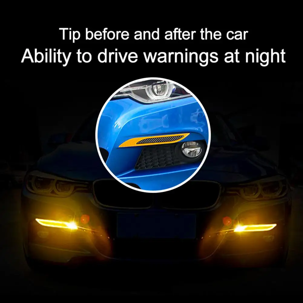 Sticky Heat-resistant Car-styling Safety Mark Warning Tapes Powerful Stickiness Anti-slip Reflective Stickers for Vehicles