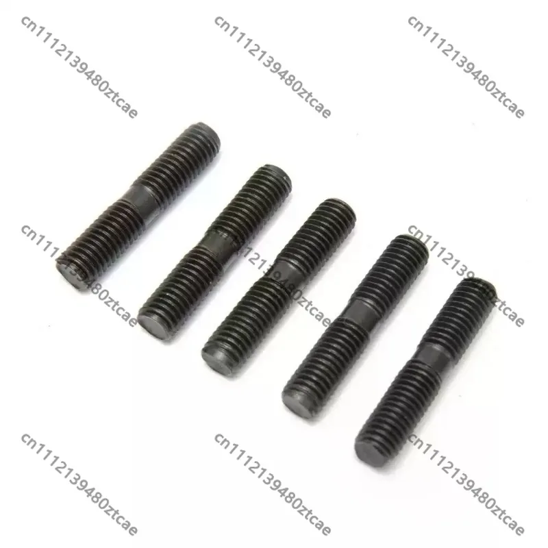 Auto Fastener Double End Stud Bolt Kit, Threaded Studs with Matching Nuts, Mechanical Replacement Spare Parts for Car Engine