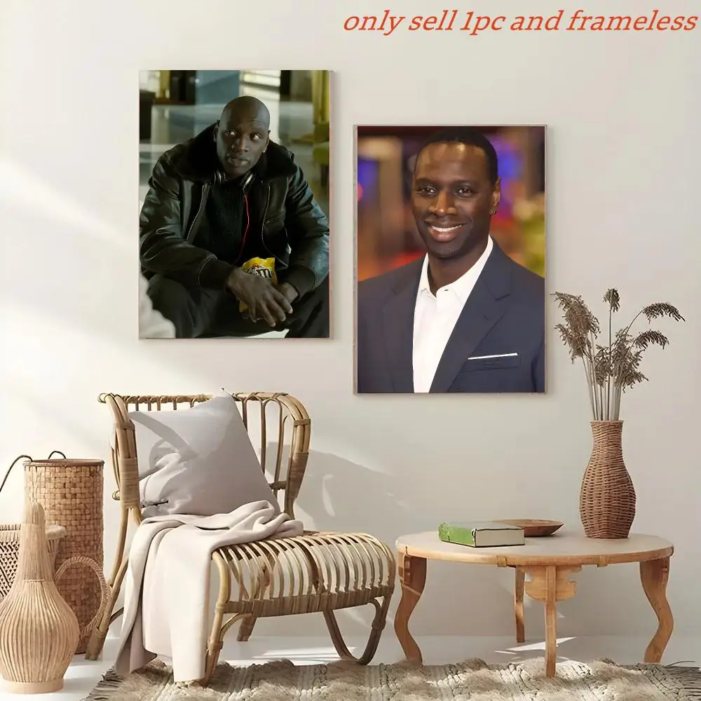 Famous Actor O-Omar Sy Poster Painting And Print Wall Art Picture For Home Room Decor Gifts