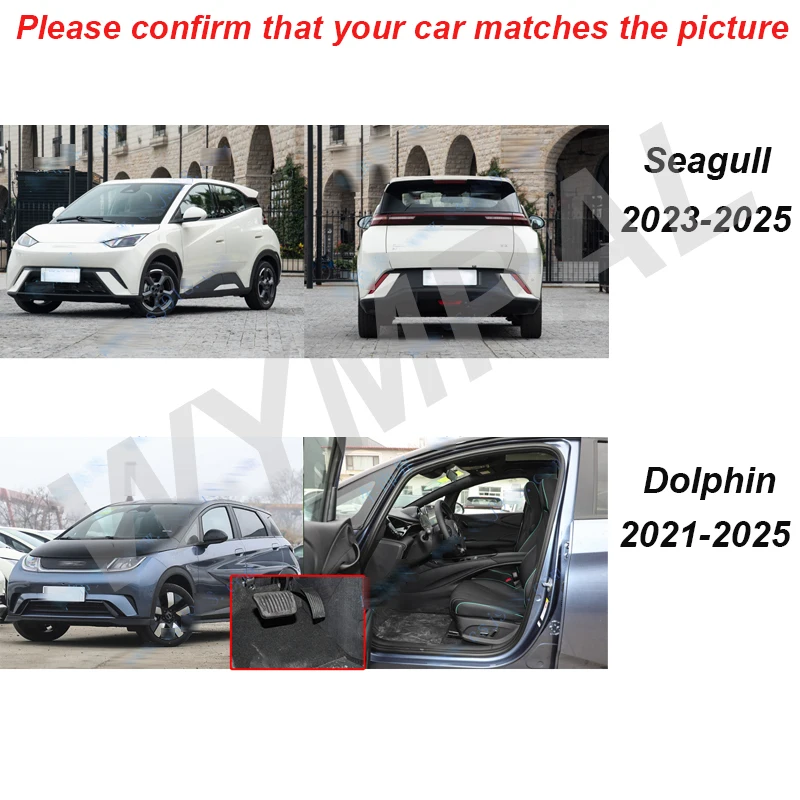 Car Floor Mats For BYD Seagull/Dolphin Mini 2021 2022 2023 2024 2025 Car Accessories