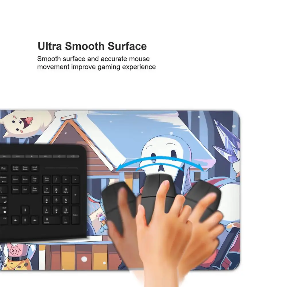 Undertale Sans Frisk Mouse Pad 900x400 Large Gaming Accessories Mousepad Extension Pc Gamer Complete For Speed Computer Desktop