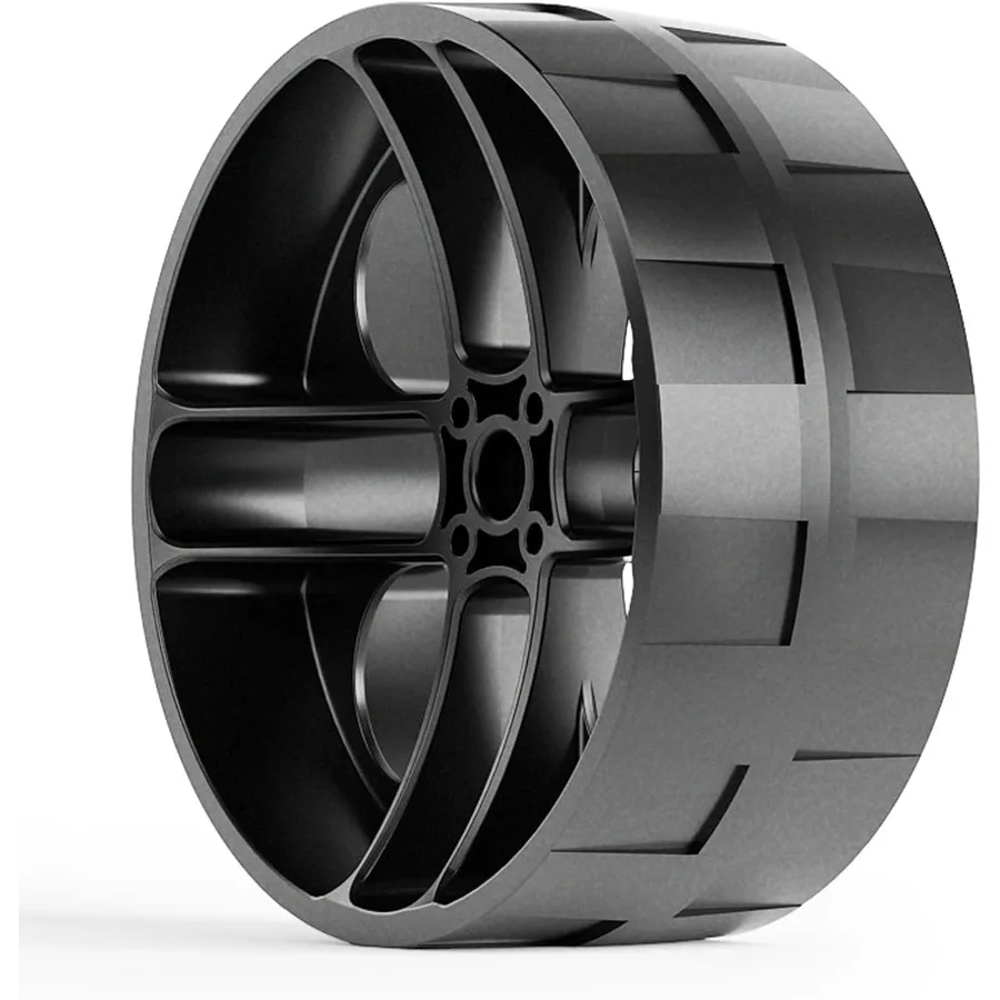 

TIMBER RIDGE Wagon Replacement Rubber Wheel Wheels for Utility Folding Beach Wagon Cart 7.5" Diameter X 3.4" Wide